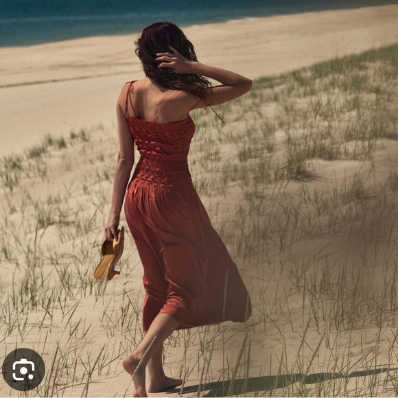 NWOT Doen Ninetta Dress in Paprika Sz M - Picture 2 of 7